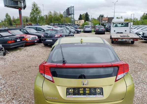 Honda Civic cena 29900 przebieg: 118000, rok produkcji 2012 z Białystok małe 596